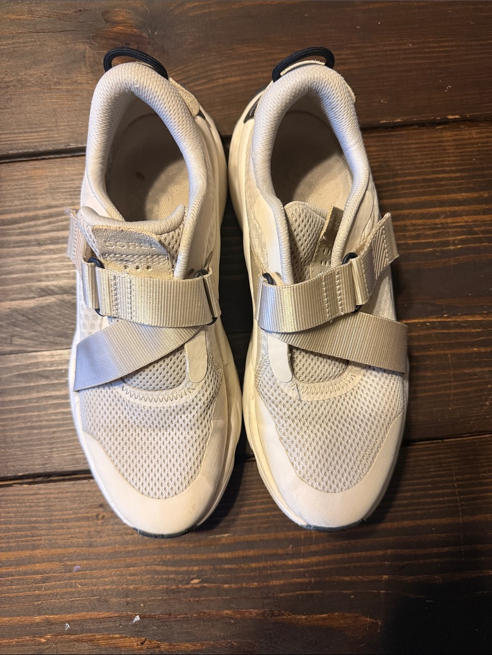 Sorel Tan/Beige Strap Athletic Sneakers